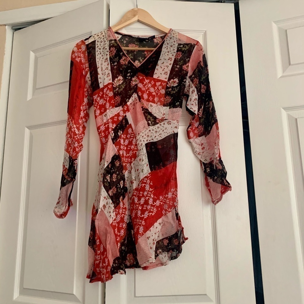 Y2K floral blouse - Picture 2 of 7
